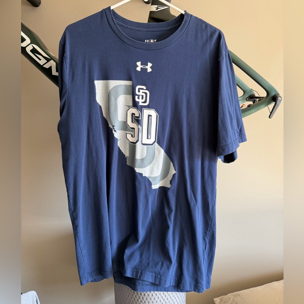 Under Armour Navy San Diego Padre Tee